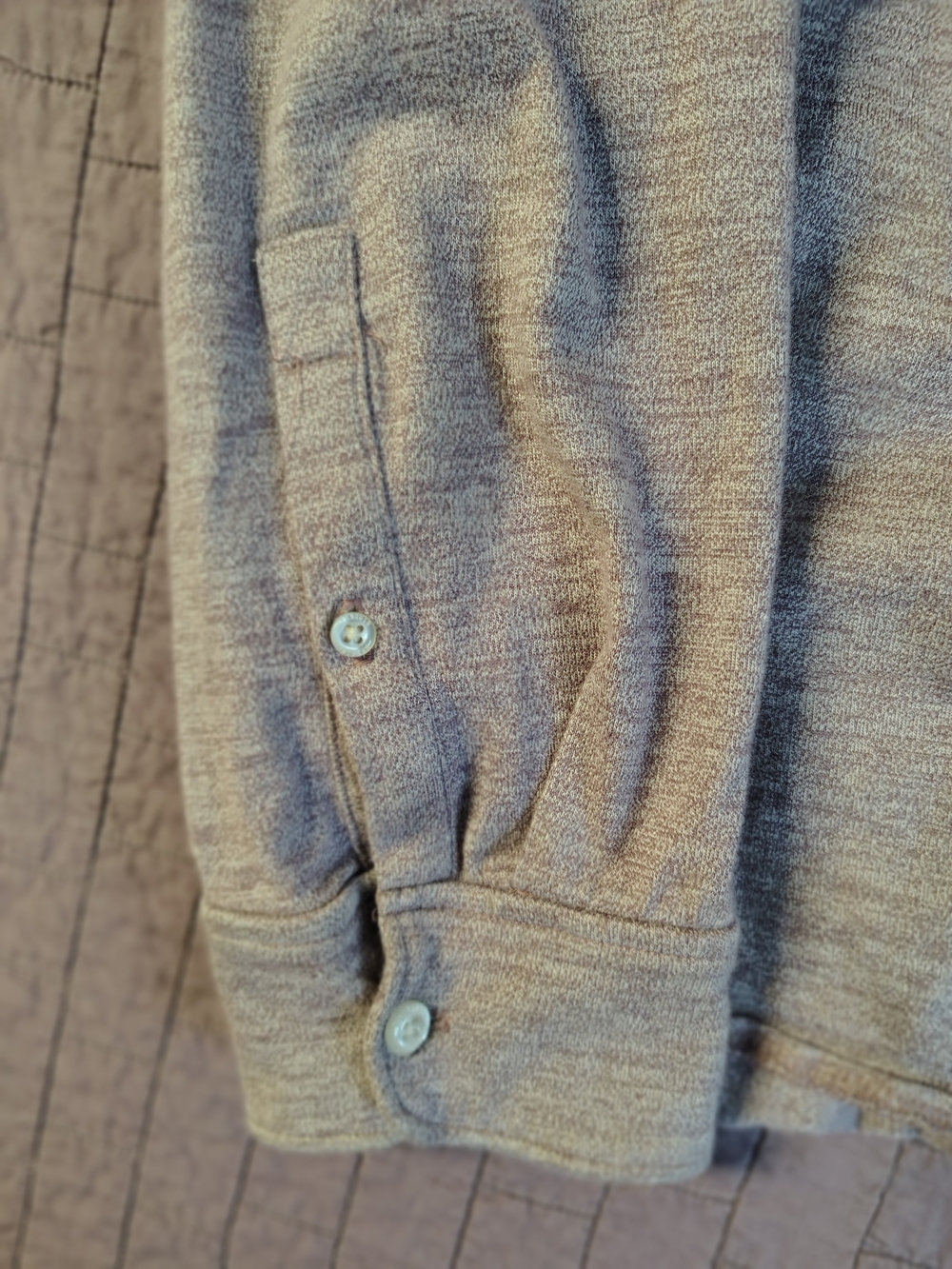 Original Penguin Heritage Slim Fit Long Sleeve Heathered Button Down XXL - Picture 5 of 6